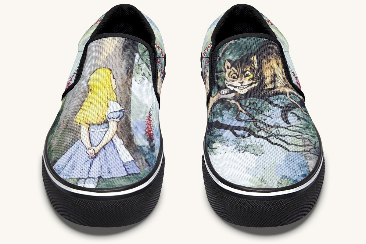 The Grin in the Trees Slip On Shoes - Jaded Lament