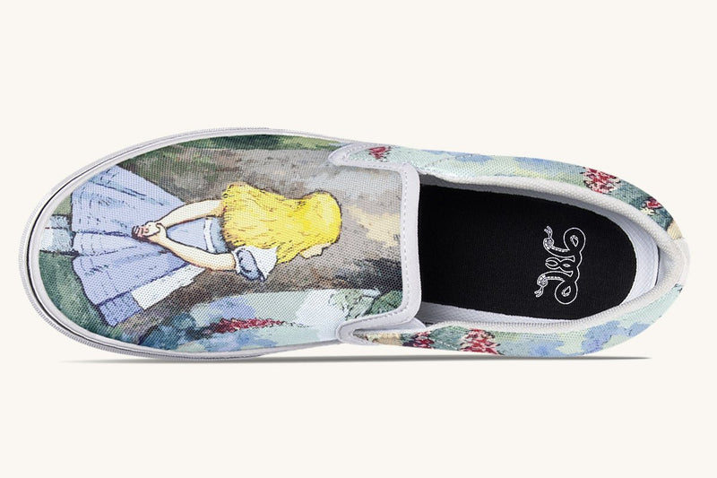 The Grin in the Trees Slip On Shoes - Jaded Lament