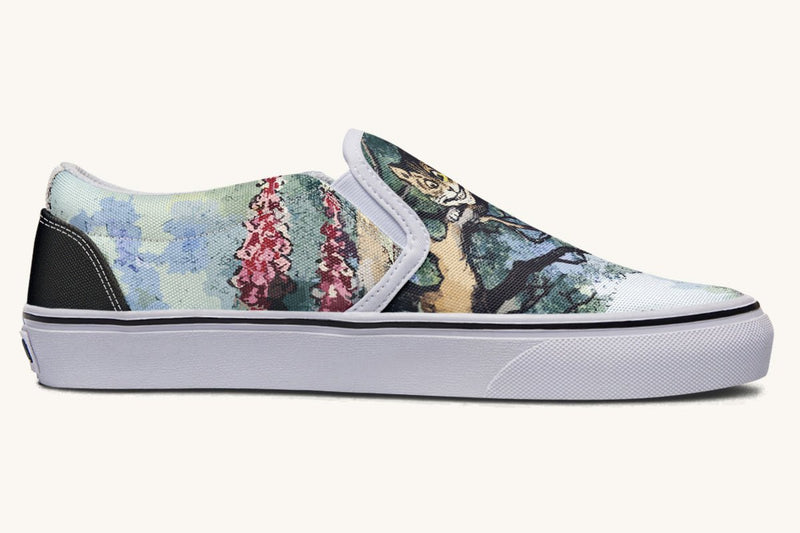 The Grin in the Trees Slip On Shoes - Jaded Lament