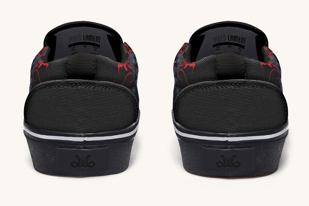 The Raven Slip On Shoes - Jaded Lament