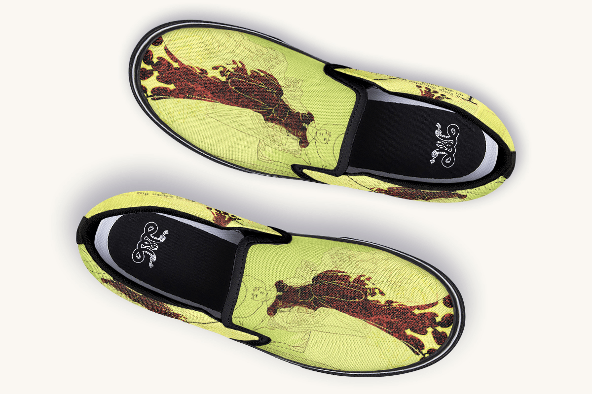 The Solemn Daughter Slip On Shoes - Jaded Lament