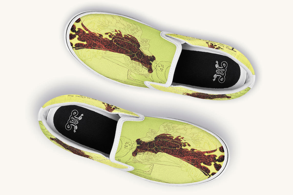 The Solemn Daughter Slip On Shoes - Jaded Lament