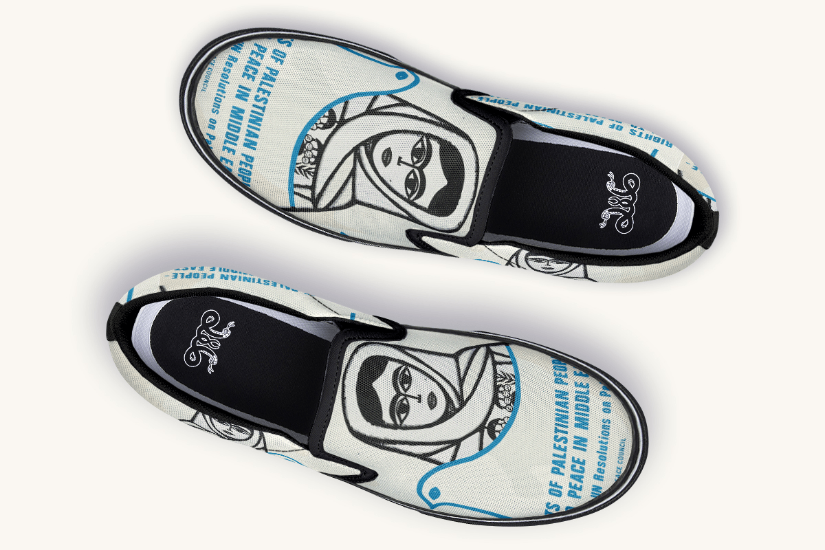 The Watching Woman Slip On Shoes - Jaded Lament
