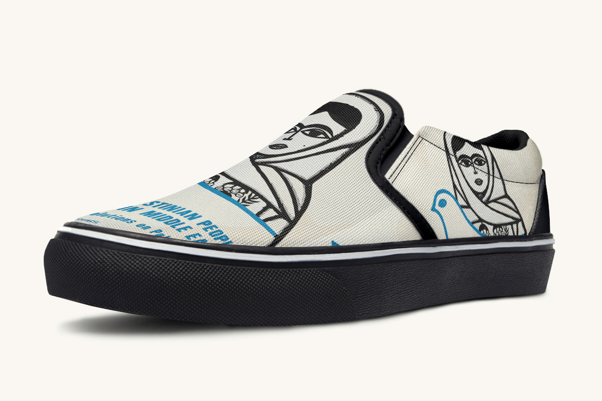 The Watching Woman Slip On Shoes - Jaded Lament