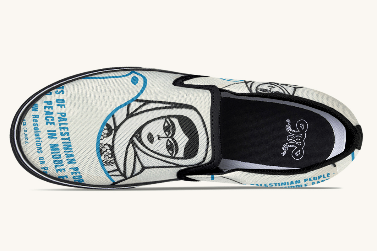 The Watching Woman Slip On Shoes - Jaded Lament