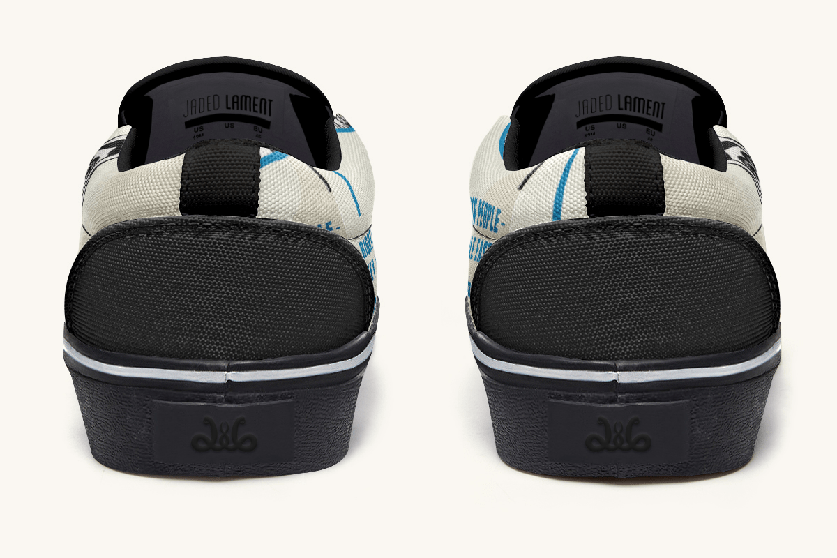 The Watching Woman Slip On Shoes - Jaded Lament