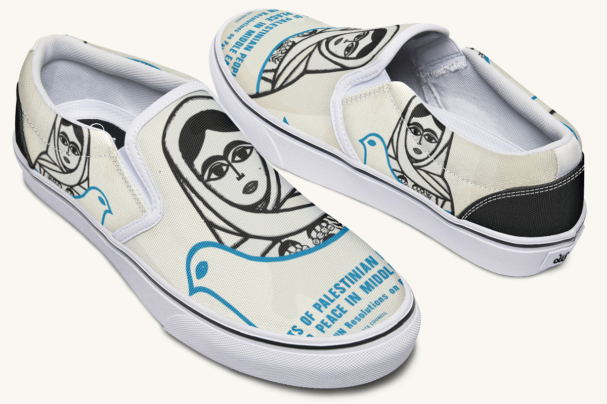 The Watching Woman Slip On Shoes - Jaded Lament