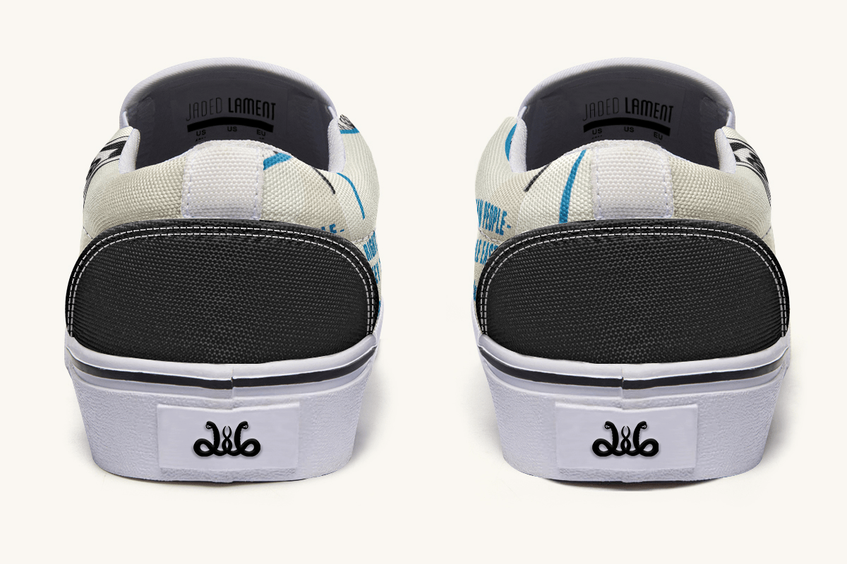 The Watching Woman Slip On Shoes - Jaded Lament