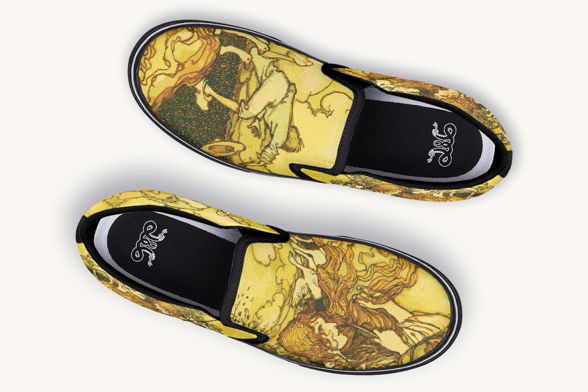 The Wild Daughter Slip On Shoes - Jaded Lament