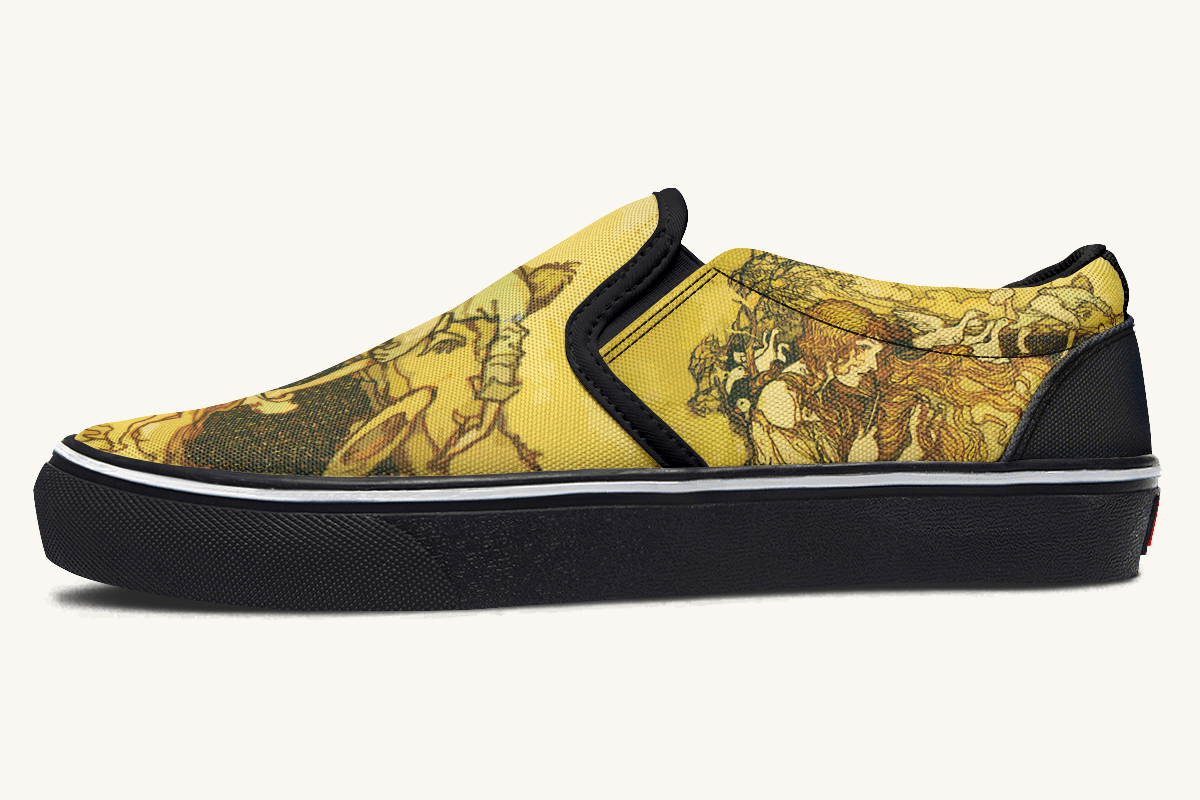 The Wild Daughter Slip On Shoes - Jaded Lament