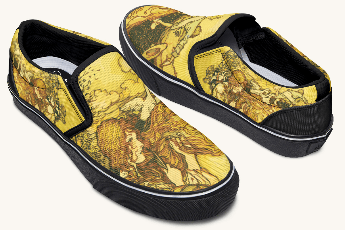 The Wild Daughter Slip On Shoes - Jaded Lament