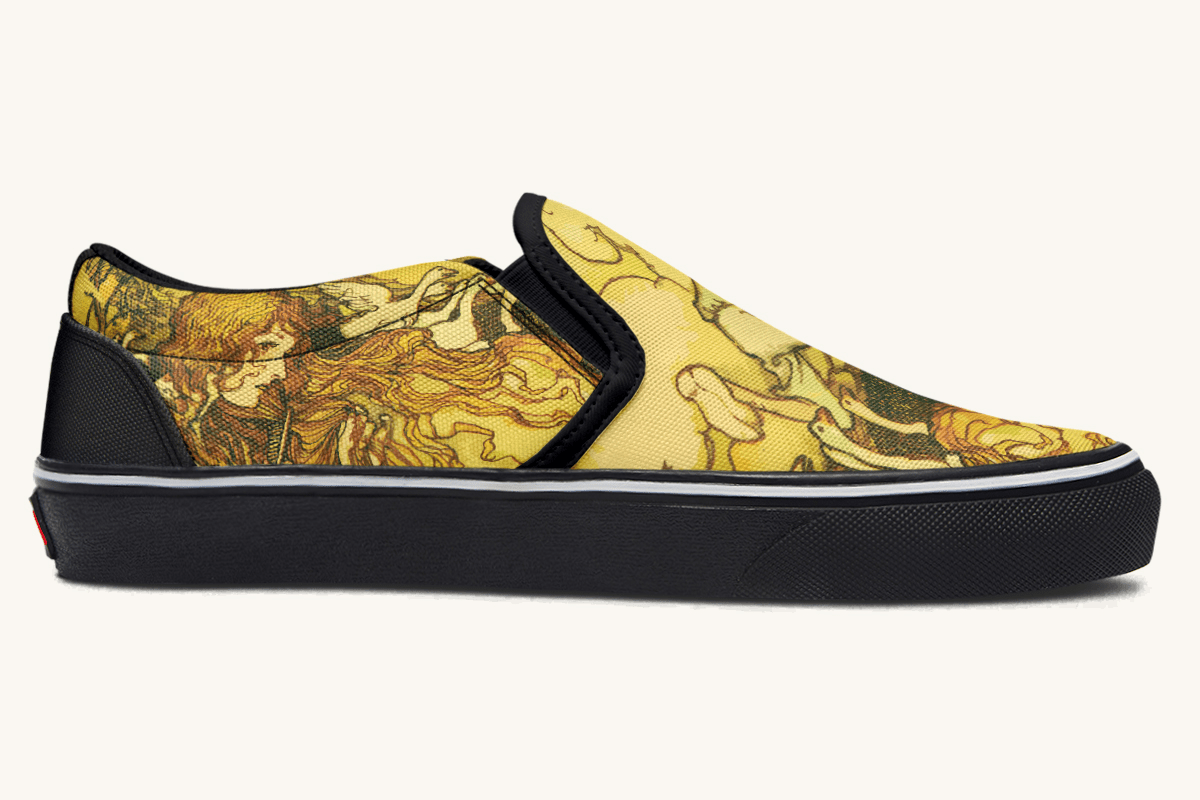 The Wild Daughter Slip On Shoes - Jaded Lament