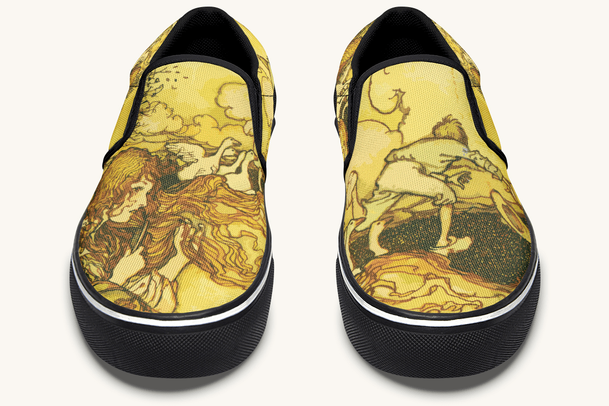 The Wild Daughter Slip On Shoes - Jaded Lament