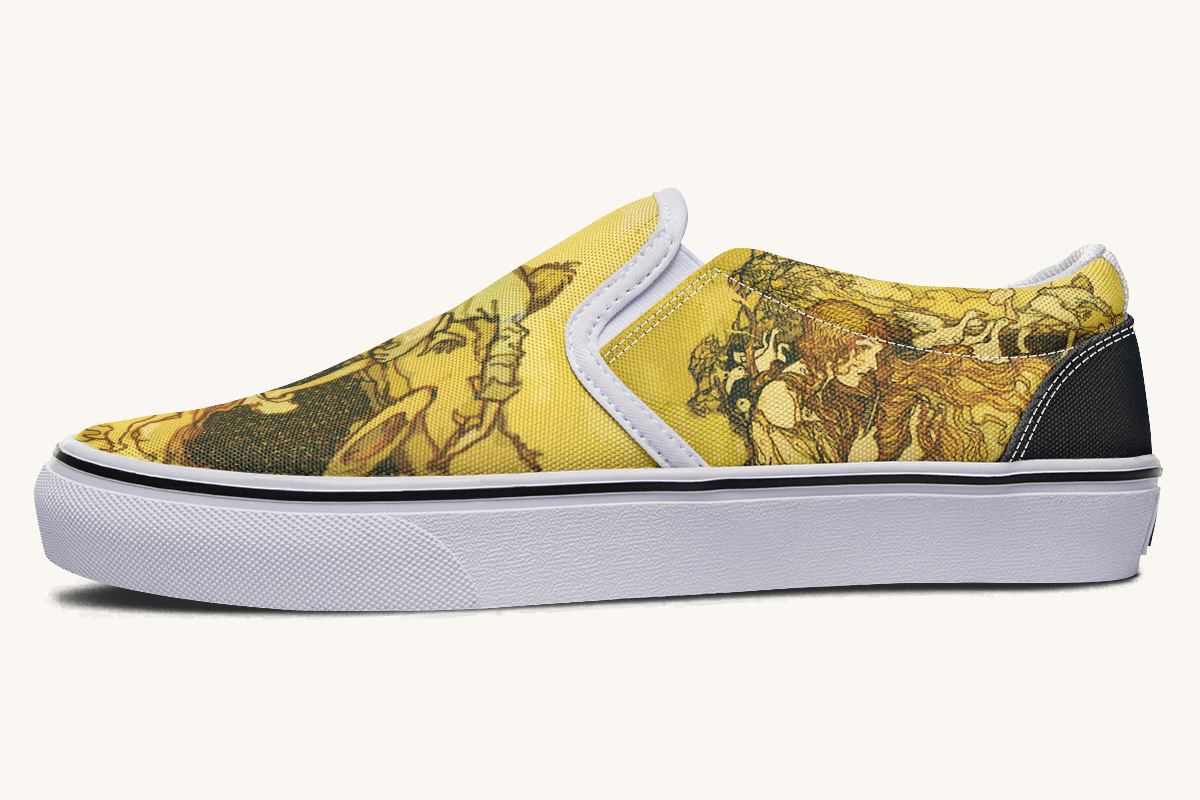 The Wild Daughter Slip On Shoes - Jaded Lament