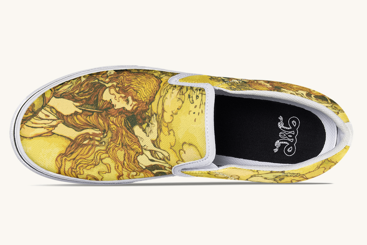 The Wild Daughter Slip On Shoes - Jaded Lament