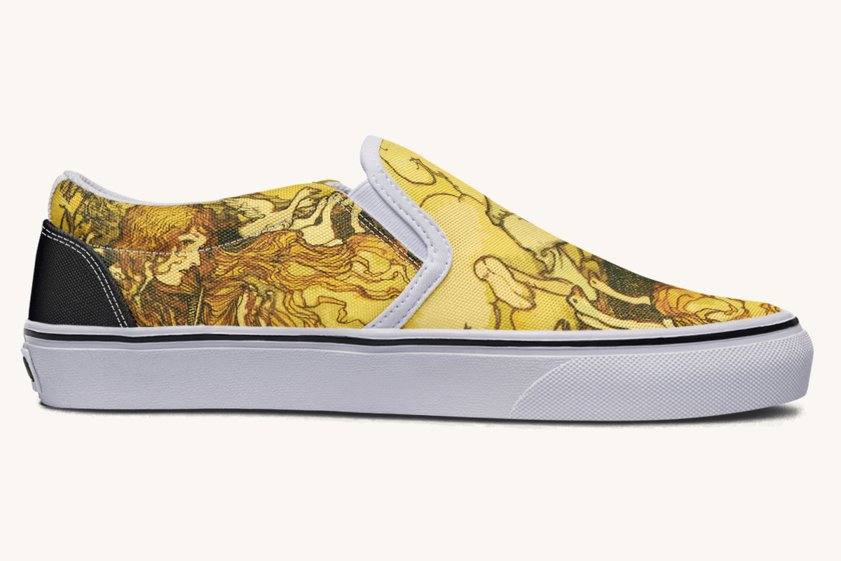 The Wild Daughter Slip On Shoes - Jaded Lament