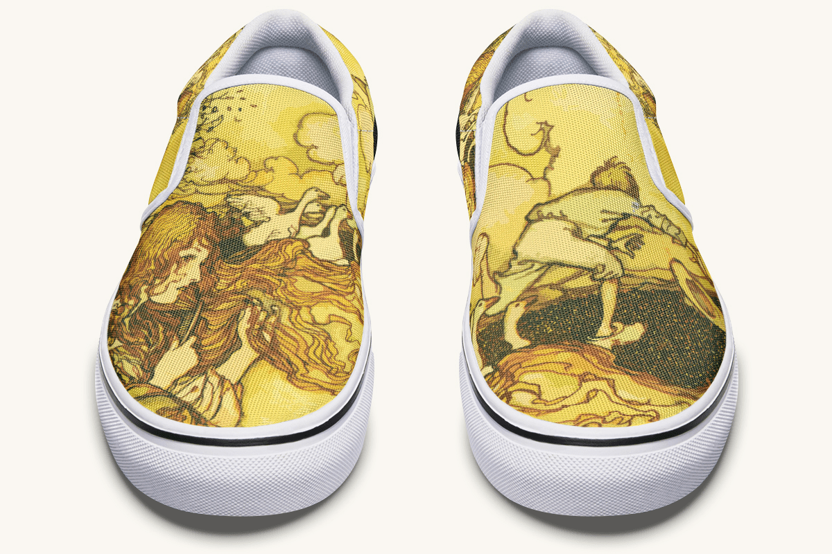 The Wild Daughter Slip On Shoes - Jaded Lament