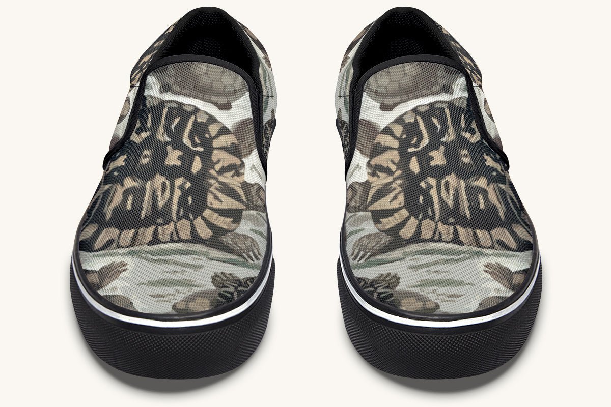 Turtle Time Desaturated Slip On Shoes - Jaded Lament