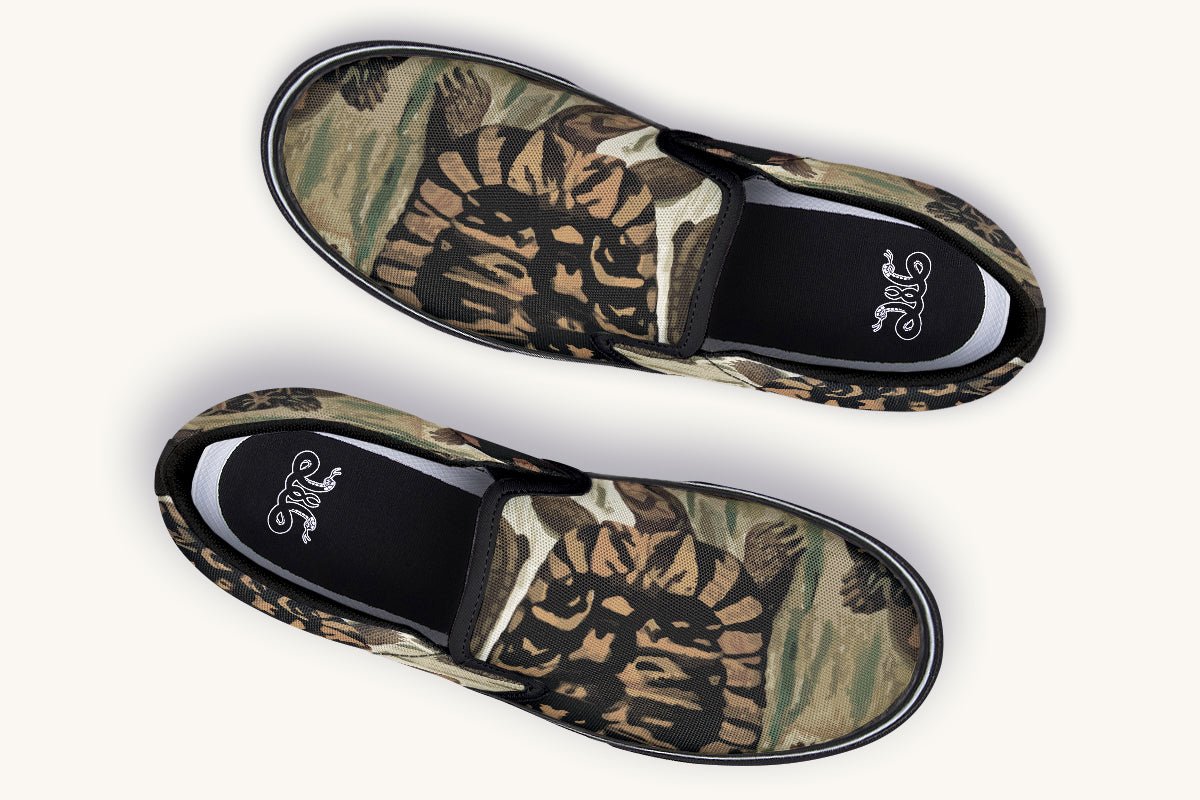 Turtle Time Vivid Slip On Shoes - Jaded Lament