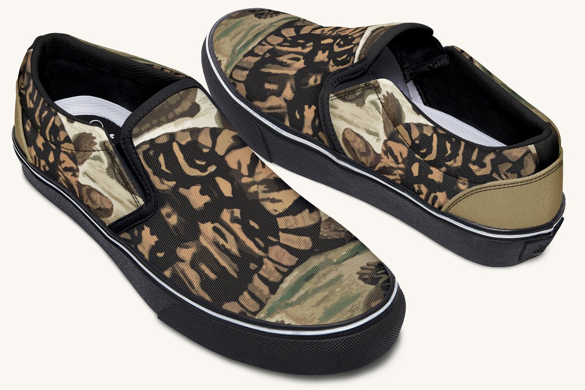 Turtle Time Vivid Slip On Shoes - Jaded Lament