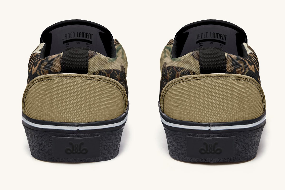 Turtle Time Vivid Slip On Shoes - Jaded Lament