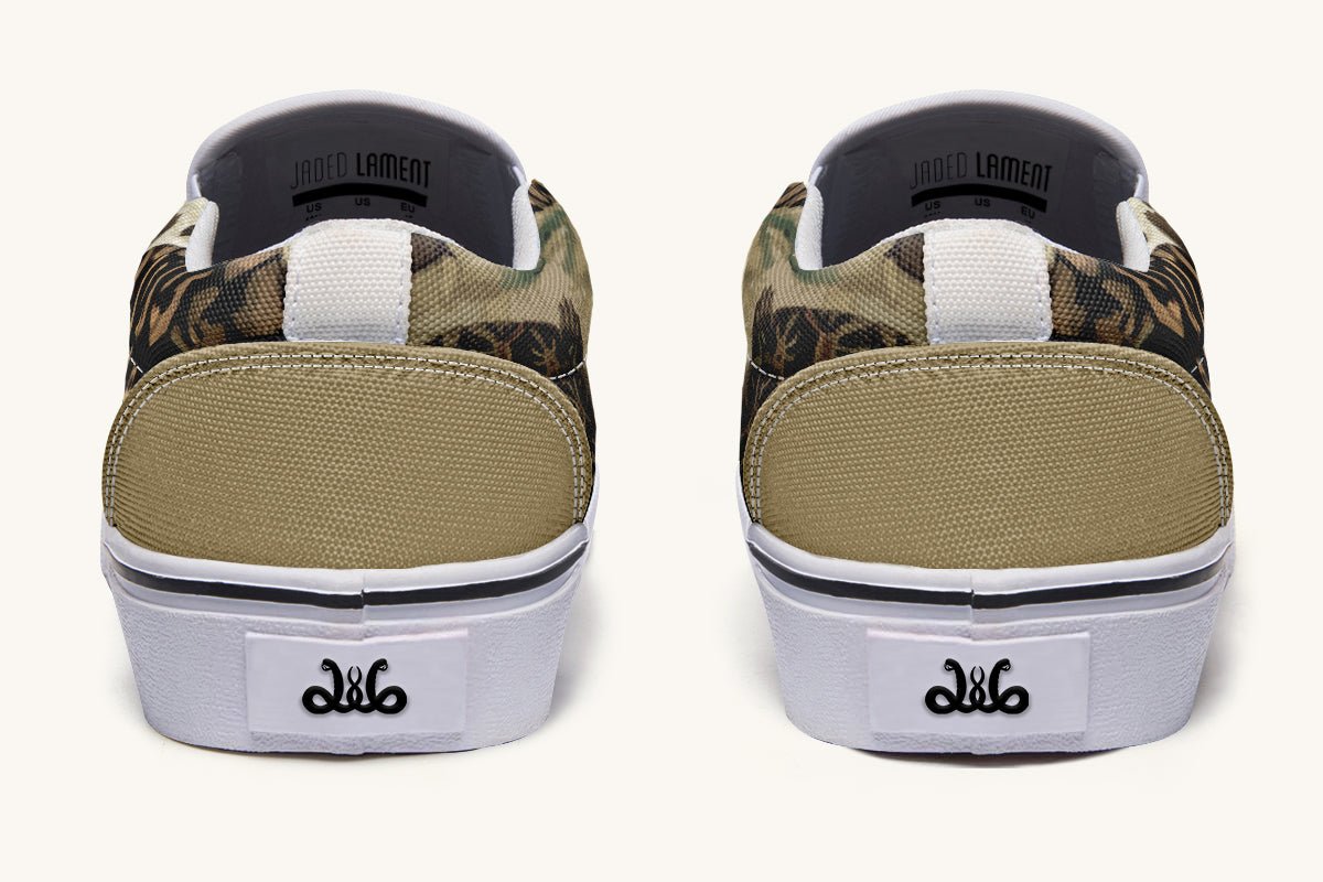 Turtle Time Vivid Slip On Shoes - Jaded Lament