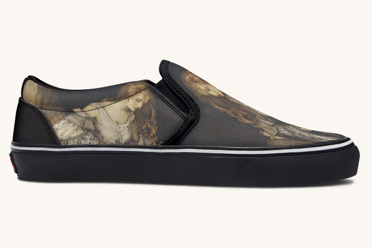 Where The Stars Touched Her Hem Slip On Shoes - Jaded Lament