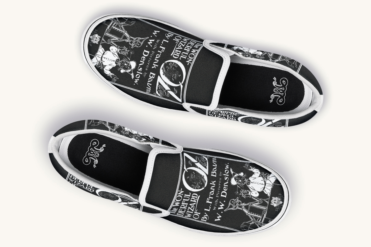 Wizard Of Oz Cover Slip On Shoes - Jaded Lament