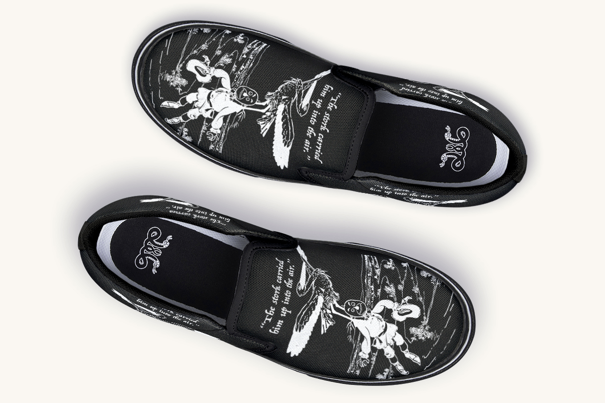 Stork and the Scarecrow Slip On Shoes - Jaded Lament