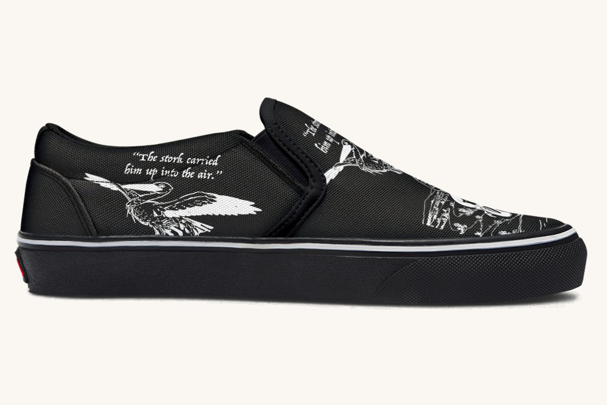 Stork and the Scarecrow Slip On Shoes - Jaded Lament