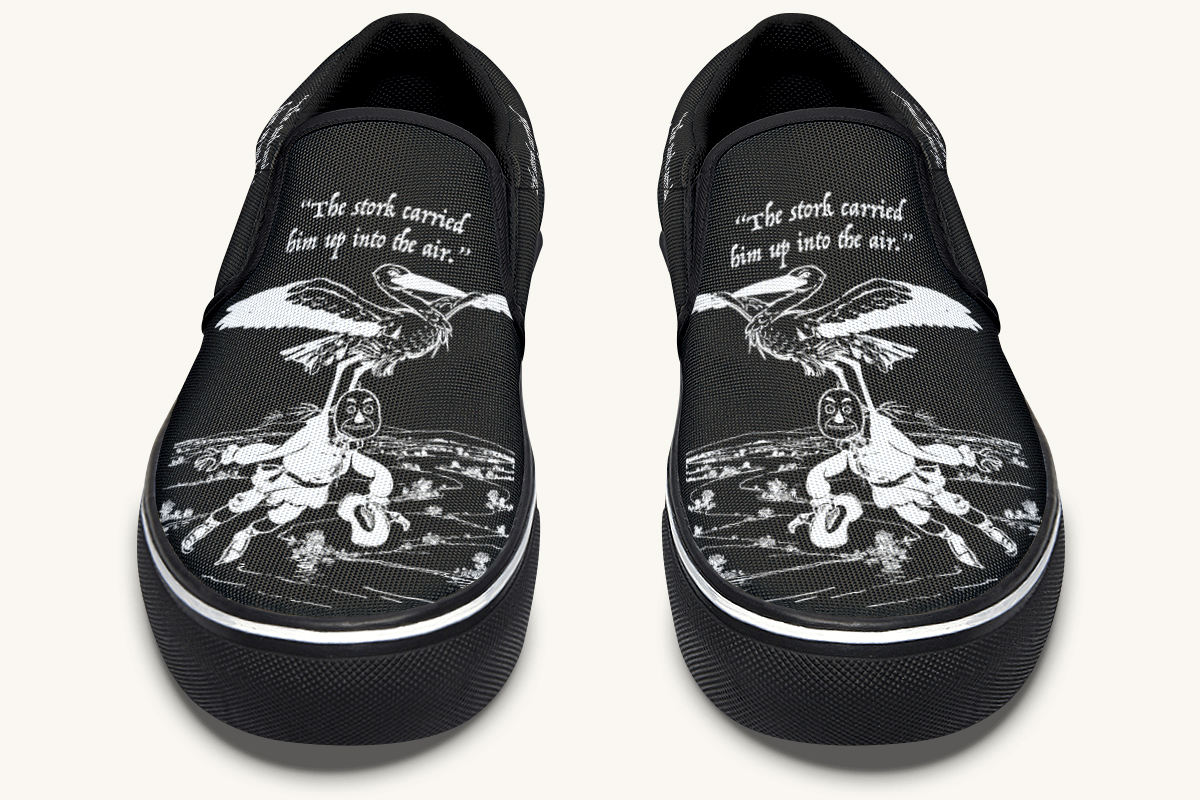 Stork and the Scarecrow Slip On Shoes - Jaded Lament