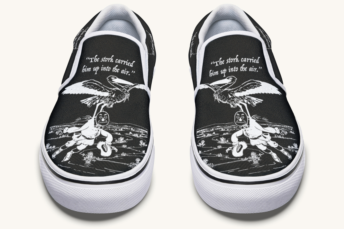 Stork and the Scarecrow Slip On Shoes - Jaded Lament