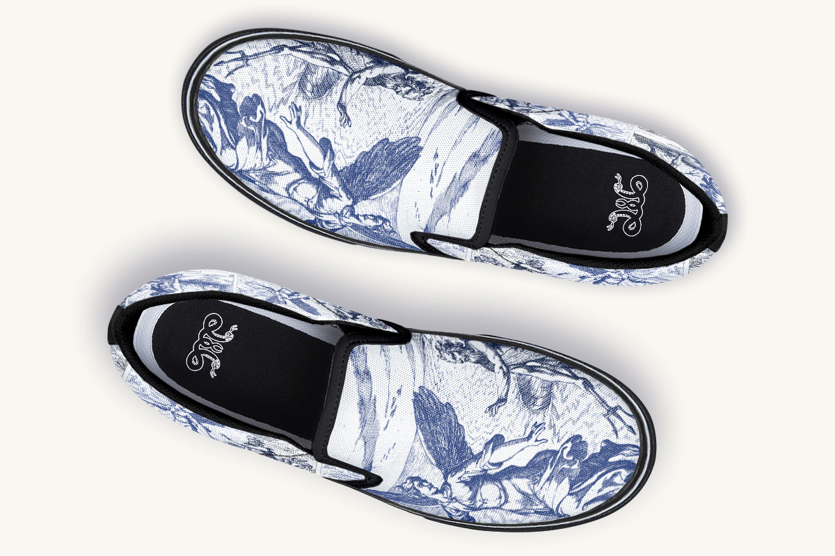 Wrath of Hera Slip On Shoes - Jaded Lament