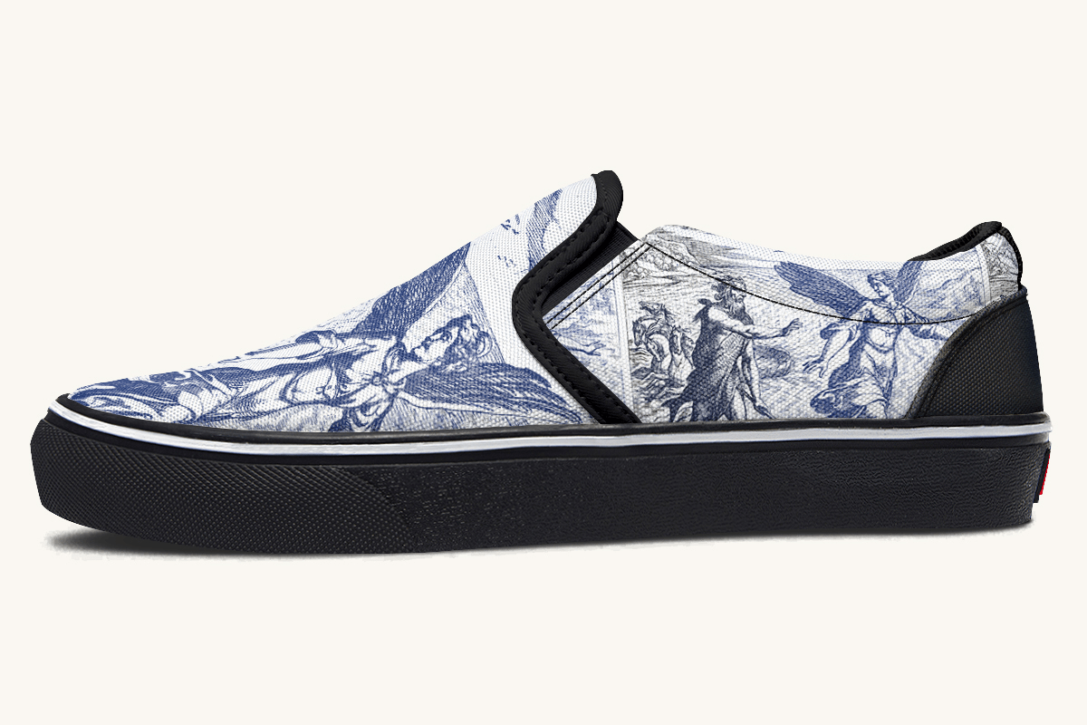 Wrath of Hera Slip On Shoes - Jaded Lament