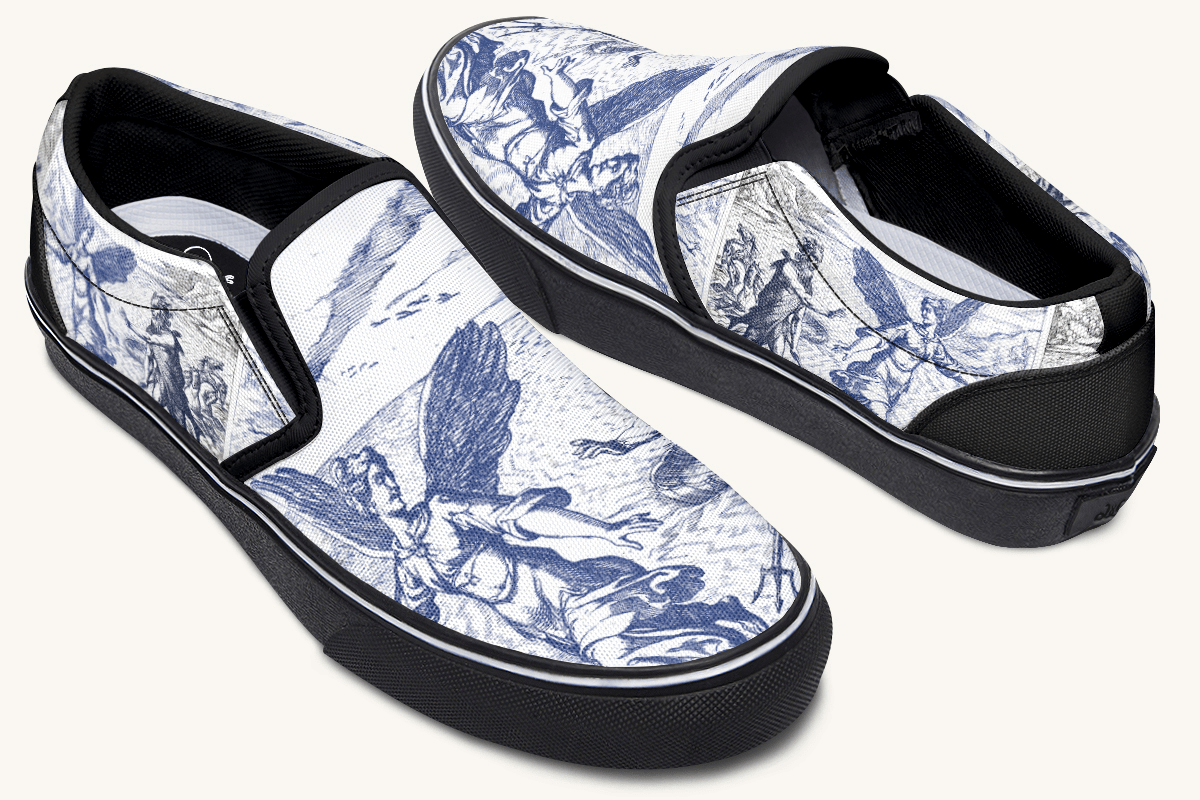 Wrath of Hera Slip On Shoes - Jaded Lament