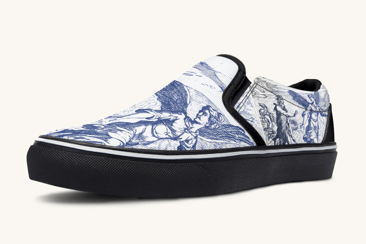 Wrath of Hera Slip On Shoes - Jaded Lament