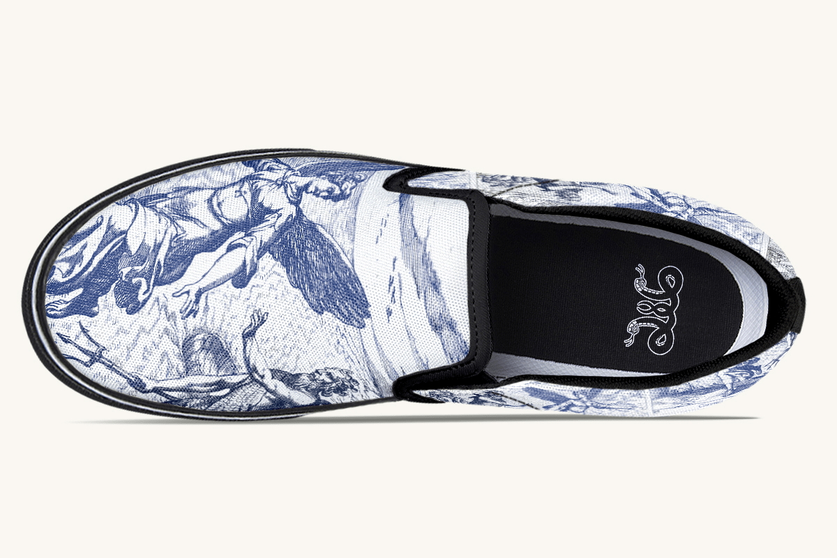 Wrath of Hera Slip On Shoes - Jaded Lament
