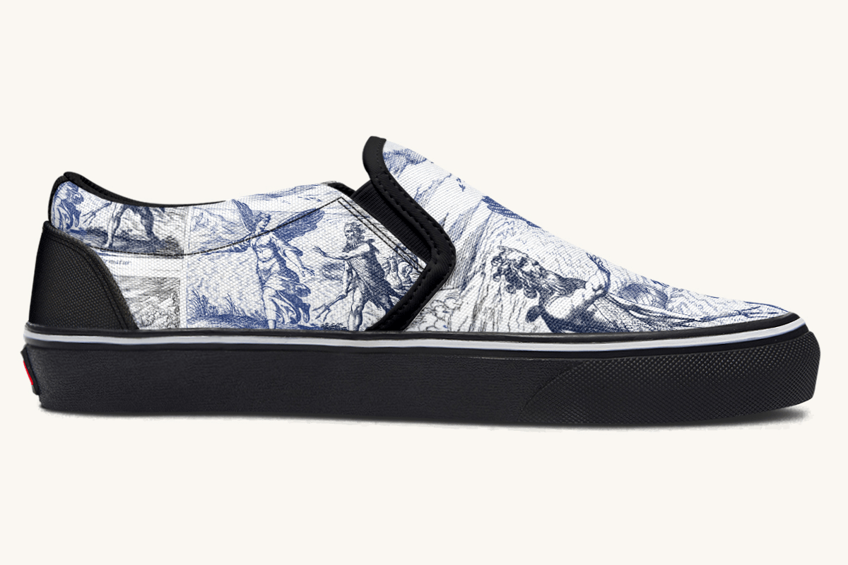 Wrath of Hera Slip On Shoes - Jaded Lament