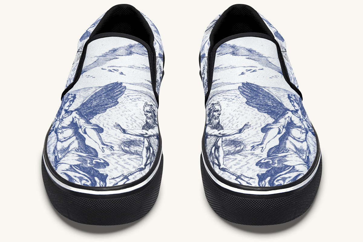 Wrath of Hera Slip On Shoes - Jaded Lament