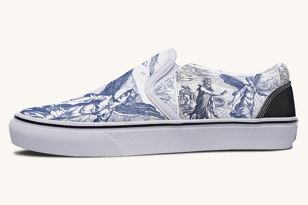 Wrath of Hera Slip On Shoes - Jaded Lament