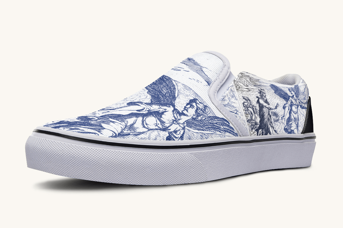 Wrath of Hera Slip On Shoes - Jaded Lament