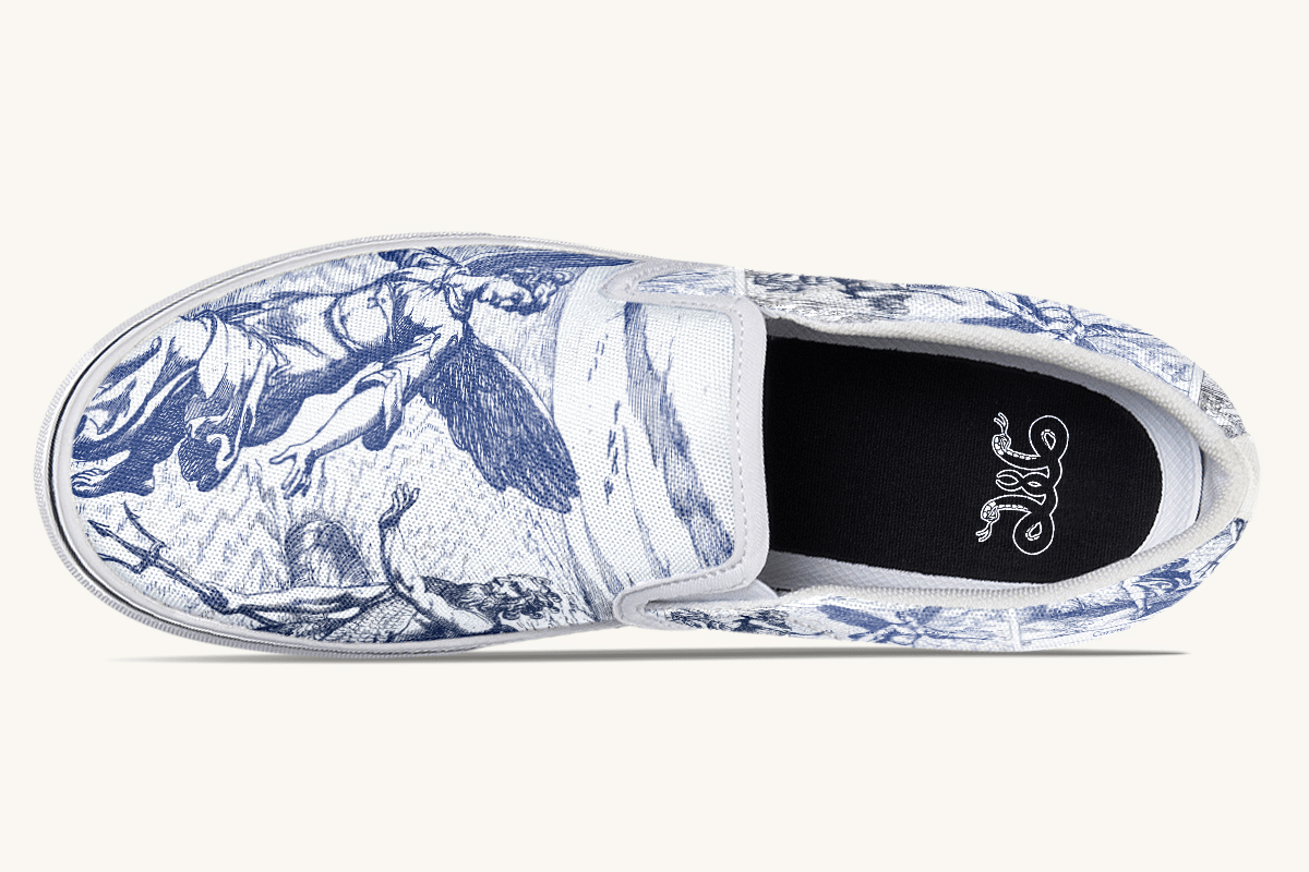 Wrath of Hera Slip On Shoes - Jaded Lament