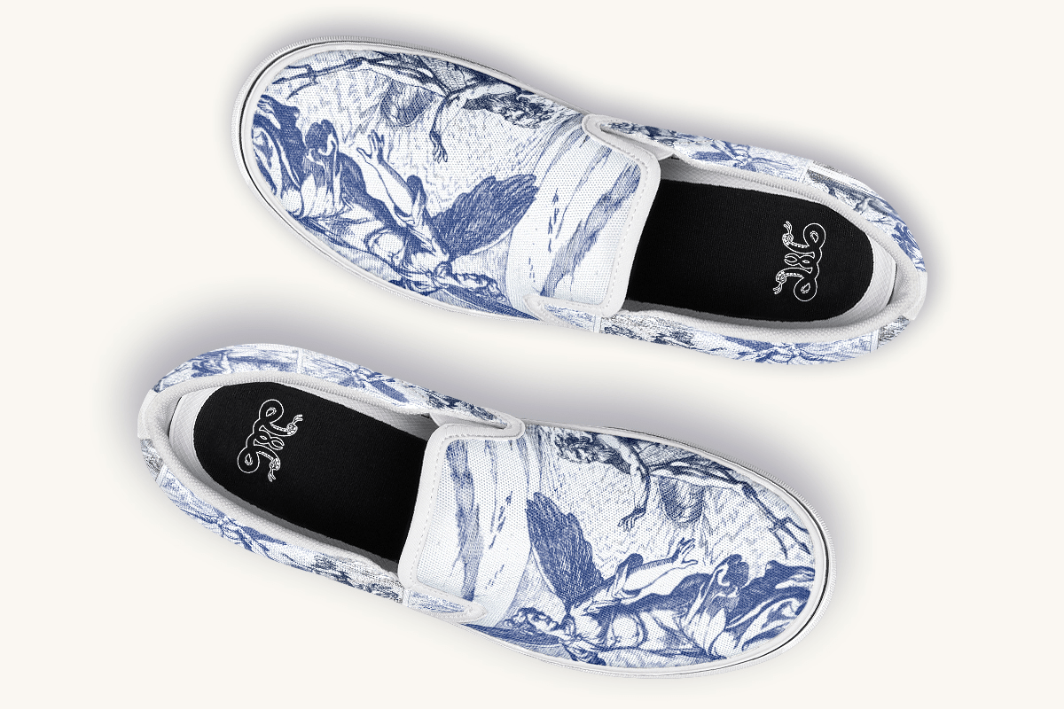 Wrath of Hera Slip On Shoes - Jaded Lament