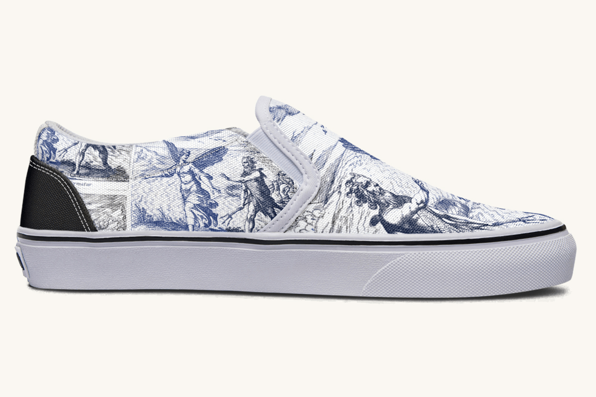 Wrath of Hera Slip On Shoes - Jaded Lament