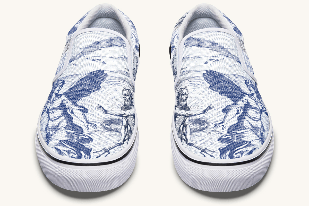 Wrath of Hera Slip On Shoes - Jaded Lament
