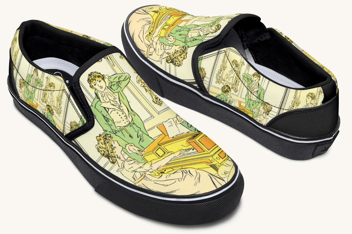 You Must Allow Me To Speak Slip On Shoes - Jaded Lament