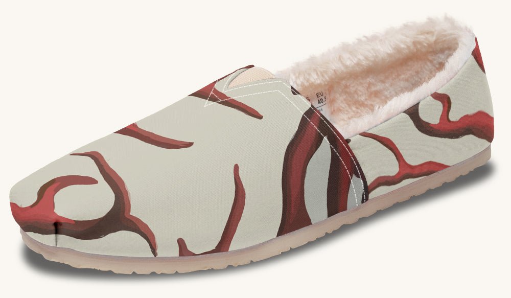 A Bloodroot Coral Sea Winter Casual Shoes - Jaded Lament