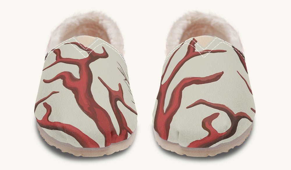 A Bloodroot Coral Sea Winter Casual Shoes - Jaded Lament