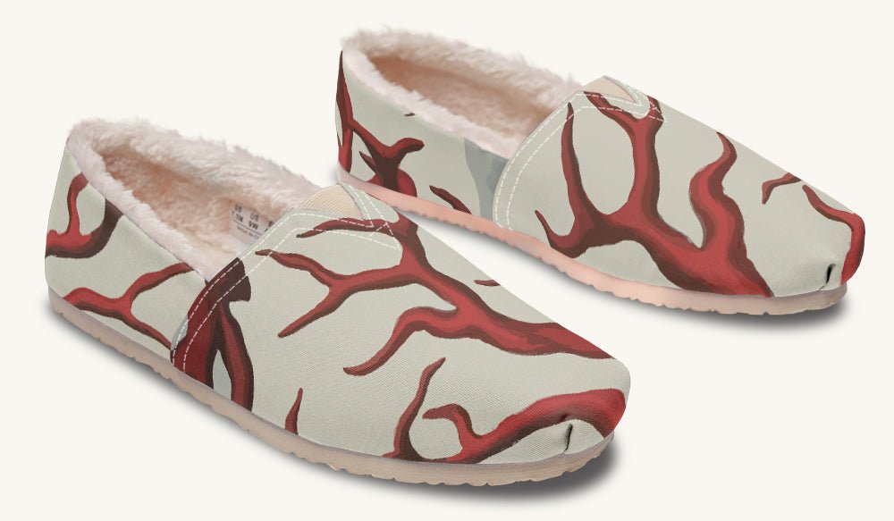 A Bloodroot Coral Sea Winter Casual Shoes - Jaded Lament