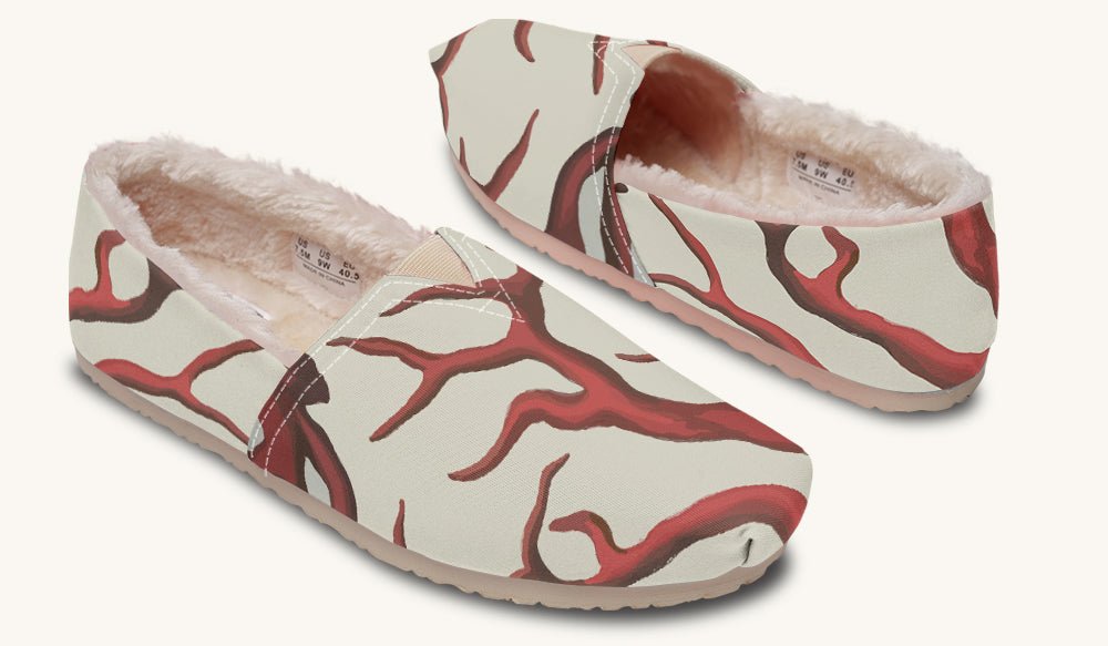 A Bloodroot Coral Sea Winter Casual Shoes - Jaded Lament